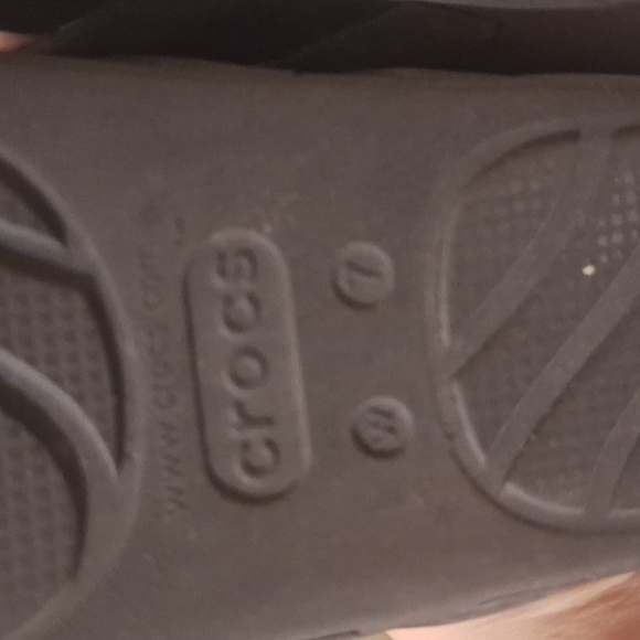 CROCS SPLASH strappy Sandal Black Classic Slip-On Sandals - Picture 3 of 3